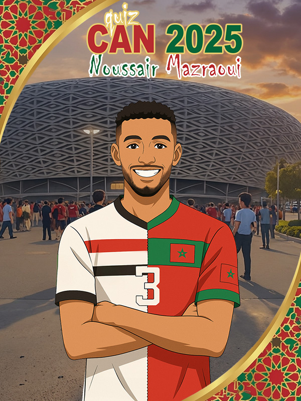 Quiz CAN 2025 : Noussair Mazraoui